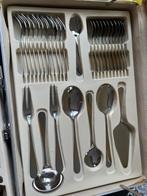 68 delige bestekset met gouden randje, Ophalen of Verzenden, Nieuw, Rvs of Chroom