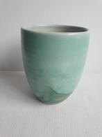 Mobach Utrecht - erg mooi vaasje - turkoise - 12 cm, Ophalen of Verzenden