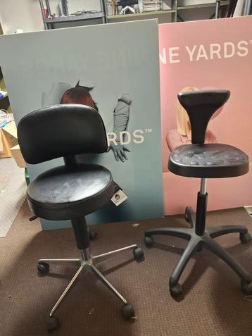 Verstelbare kruk met leuning - Prima staat! beschikbaar voor biedingen