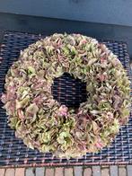 TE KOOP.  TWEE PRACHTIGE HANDGEBONDEN HORTENSIA KRANSEN., Ophalen of Verzenden, Nieuw