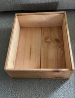 Houten kistje, Tuin en Terras, Bloembakken en Plantenbakken, Tuin, Gebruikt, Minder dan 30 cm, Minder dan 60 cm