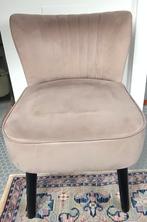 Cocktail stoeltje taupe kleur, Ophalen, Hout, Minder dan 50 cm, Gebruikt