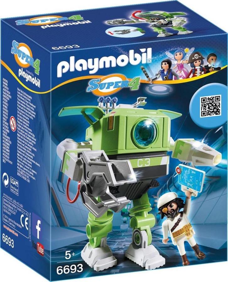 Playmobil Cleano-Robot  6693, Kinderen en Baby's, Speelgoed | Playmobil, Nieuw, Complete set, Ophalen of Verzenden