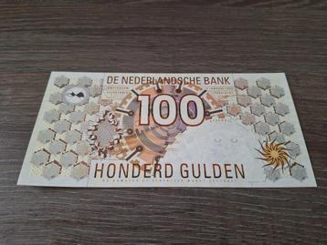 UNC biljet 100 gulden Steenuil, 1992 beschikbaar voor biedingen