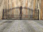 Smeedijzeren inrijpoort model: Rome in afmeting 400x160cm, Met poort, Nieuw, Ophalen of Verzenden, Sierhekwerk
