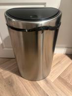 Brabantia Touch Bin 60L/ brabantia prullenbak: brabantia, Huis en Inrichting, Gebruikt, 50 tot 75 cm, 40 liter of meer, Ophalen of Verzenden