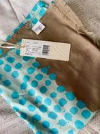 XANDRES *ZIJDEN SHAWL * NIEUW* turquoise/taupe, Nieuw, Sjaal, Xandres, Verzenden