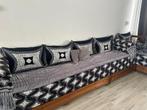 Marokkaanse Sedari Banken compleet met 2 Tafels en opbergbox, Huis en Inrichting, Ophalen, Gebruikt, Hout