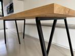 Massief eikenhouten tafel met HAY Loop Stand Frame, Huis en Inrichting, Ophalen, 50 tot 100 cm, Zo goed als nieuw, Vijf personen of meer