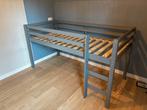 Hoogslaper 200x90 Grijs, Ophalen, Eenpersoons, Zo goed als nieuw, 90 cm