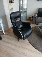 Luxe fauteuil echt leder!, Huis en Inrichting, Fauteuils, Ophalen, Zo goed als nieuw