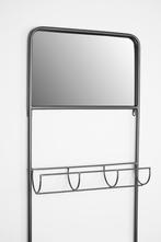 Wandrek met spiegel zwart staal NIEUW, Huis en Inrichting, Ophalen of Verzenden, Nieuw