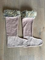 Sokken met nep bont rand voor Dubarry laarzen, Sokken en Kniesokken, Bruin, Maat 35 t/m 38, Ophalen of Verzenden