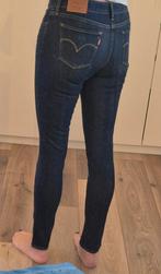 Levi's 711 Skinny Jeans - Maat 27 - Donkerblauw, Blauw, Ophalen of Verzenden, Zo goed als nieuw, W27 (confectie 34) of kleiner