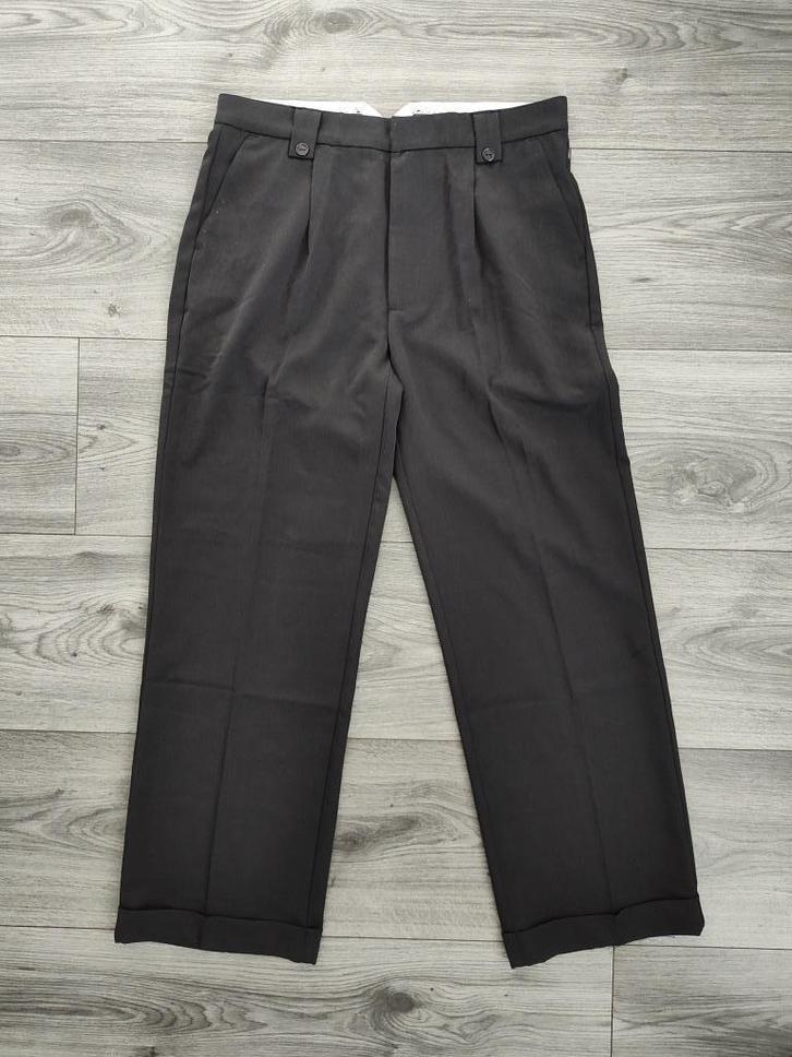 BANNED Retro 40s Heren Pantalon "Get In Line" - Maat L, Kleding | Heren, Broeken en Pantalons, Nieuw, Maat 52/54 (L), Zwart, Ophalen of Verzenden