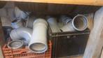 Heel veel 't,y stukken,pvc bochten,125mm wavin, Ophalen, Bochten, Gebruikt, Pvc