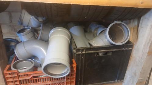 Heel veel 't,y stukken,pvc bochten,125mm wavin, Doe-het-zelf en Verbouw, Buizen en Afvoer, Gebruikt, Bochten, Pvc, Minder dan 2 meter