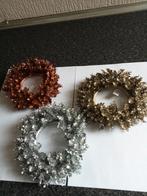 KERST: prachtige glitter kaarsen ringen, Ophalen of Verzenden, Nieuw