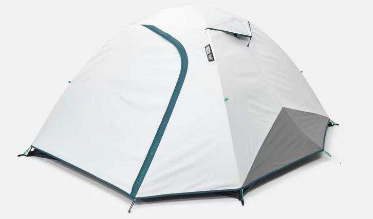 Decathlon Fresh&Black MH100 2-pers. stokkentent Quechua, Caravans en Kamperen, Tentaccessoires, Zo goed als nieuw, Ophalen of Verzenden
