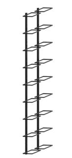 AANBIEDING | Wijnrek wijnrekken wandmontage 18 flessen 2 st, Verzenden, Nieuw, 25 flessen of meer, Metaal