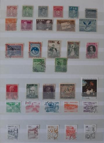 1 Kaart Oude klassieke Postzegels Cuba Nr. 1 Gestempeld beschikbaar voor biedingen