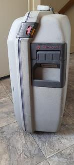 Licht grijs paars roze Samsonite koffer harde kunststof, Wieltjes, Gebruikt, Hard kunststof, Ophalen of Verzenden