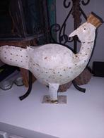 Metalen Pauw Waxinelichthouder, Antiek en Kunst, Ophalen of Verzenden