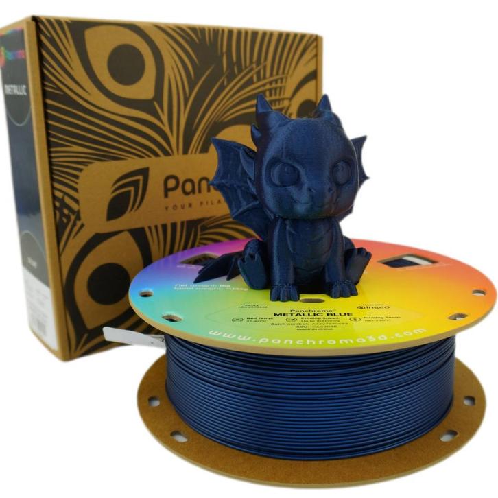 Panchroma Metallic PLA BLAUW 3D Filament, Computers en Software, 3D-printerbenodigheden, Nieuw, Ophalen of Verzenden