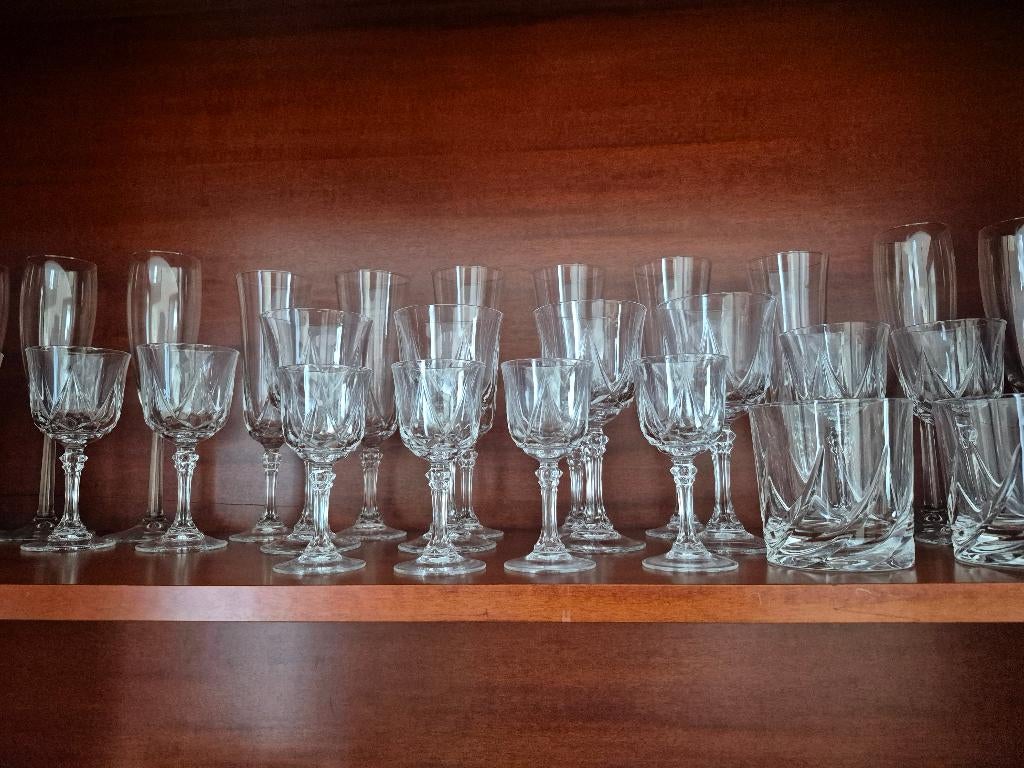 Klassiek glas servies, Glas of Glazen, Ophalen of Verzenden, Overige stijlen, Glas