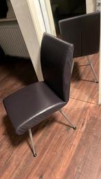 6 -Eetkamerstoelen, Huis en Inrichting, Ophalen of Verzenden, Zo goed als nieuw, Bruin