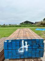 Hardhout balken 50 x 100 mm regels liggers Azobe, Nieuw, Ophalen of Verzenden, Hardhout, 250 cm of meer