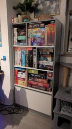 Boekenkast BILLUND 1 lade 3 schappen wit/beton Jysk, Ophalen, 50 tot 100 cm, Zo goed als nieuw, Met lade(s)