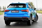 Audi Q3 45 TFSI e 3x S-Line. Matrix, Keyless, Camera, Sfeer,, Gebruikt, Blauw, Hybride Elektrisch/Benzine, 13 kWh