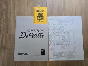 Fender Hot Rod DeVille Owner's Manual - eind jaren 90 beschikbaar voor biedingen