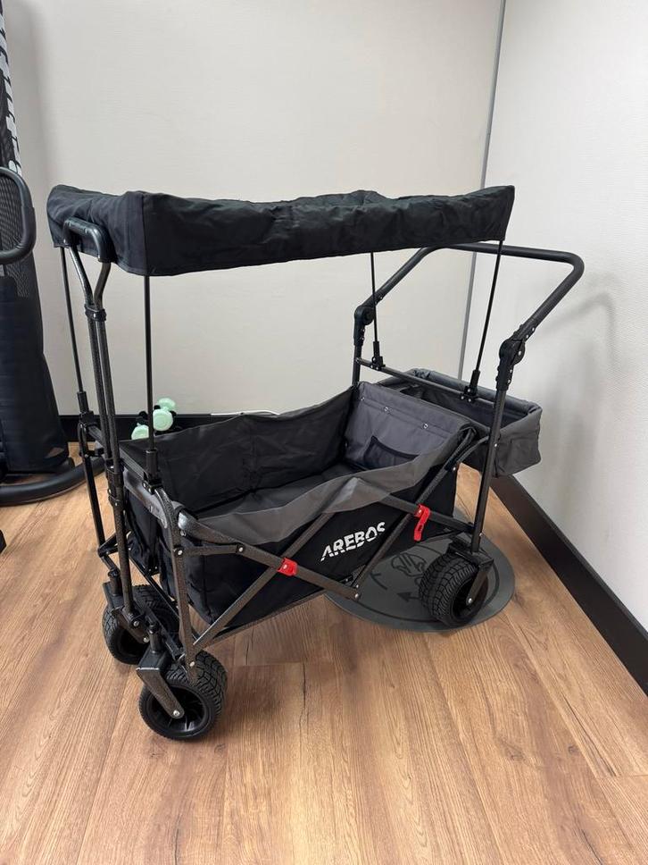 Arebos luxe bolderkar met regenkap, Caravans en Kamperen, Bolderkarren, Zo goed als nieuw, Opvouwbaar, Ophalen of Verzenden