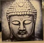 Buddha | zwart.wit Schilderij | Canvas, Huis en Inrichting, Woonaccessoires | Schilderijen, Tekeningen en Foto's, Schilderij, Zo goed als nieuw