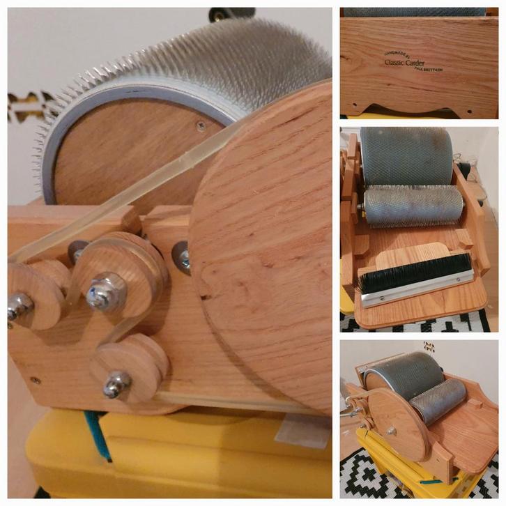 Classic Drum Carder - High Sided Ash, 72 point, Hobby en Vrije tijd, Vilt, Figuurtje(s), Ophalen of Verzenden