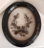 Schitterend antiek Haarwerk haarkader Memento Mori, Ophalen of Verzenden