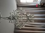 Mooie kroonluchter met Kristalglas, pareltje aan plafond., Huis en Inrichting, Lampen | Kroonluchters, Ophalen, Zo goed als nieuw