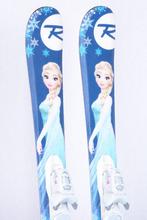 128 cm kinder ski's ROSSIGNOL FROZEN + Look KIDX 4.5, Gebruikt, Verzenden, 100 tot 140 cm, Rossignol