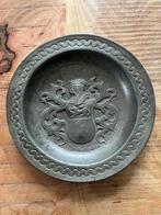 4 tinnen wandborden, Antiek en Kunst, Antiek | Tin, Ophalen of Verzenden