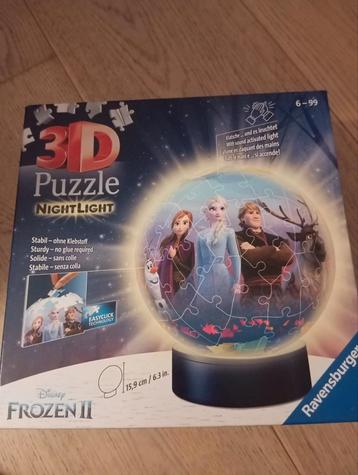 Frozen 3d puzzle nightlight beschikbaar voor biedingen