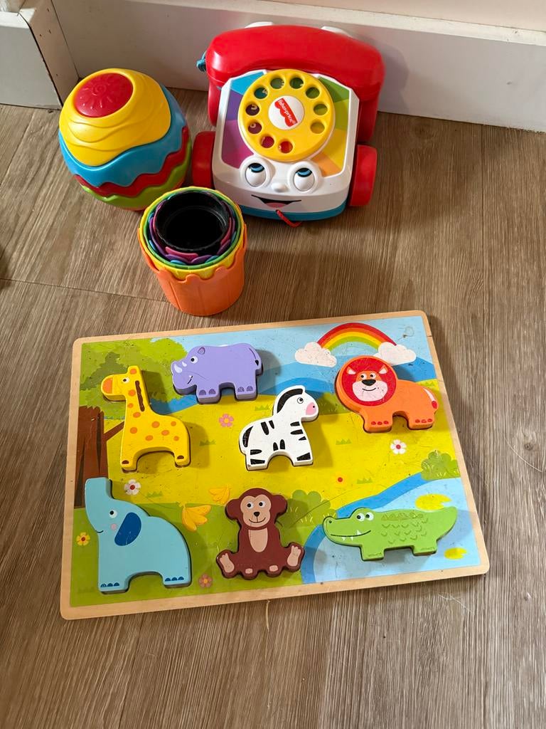 Leuk babyspeelgoed - Puzzel, telefoon, stapeltoren, Ophalen, Gebruikt, Overige typen, Met licht