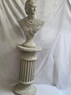 Romeinse Imperial buste op pilaar, Ophalen of Verzenden