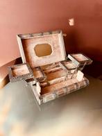 Unieke vintage Bijoubox boekvorm sieradendoos, Ophalen of Verzenden