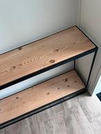 Steigerhout sidetable op maat gemaakt, Huis en Inrichting, Tafels | Sidetables, Ophalen, Zo goed als nieuw, 25 tot 50 cm, Rechthoekig