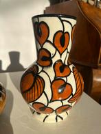 Eva Zeisel Vintage Schramberg bruine bladeren Vaas, Ophalen of Verzenden