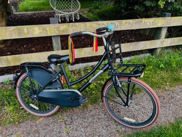 Mooie en stoere zwarte 22” POPAL Transportfiets beschikbaar voor biedingen
