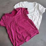 2 zwangerschaps shirts 44/46, Wit, Maat 46/48 (XL) of groter, Zo goed als nieuw, Shirt of Top