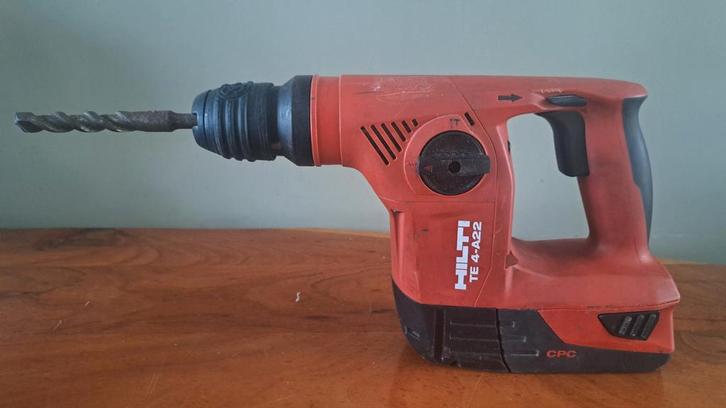Hilti TE 4-A22 – Accu boorhamer – incl. 5.2Ah accu, Doe-het-zelf en Verbouw, Gereedschap | Boormachines, Gebruikt, Boormachine